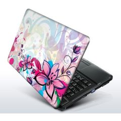 Virágok babakékkel